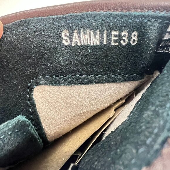 Miz Mooz Sammie Indigo Blue Buckle Ankle Boots Size 38 7.5-8 M - Picture 3 of 11